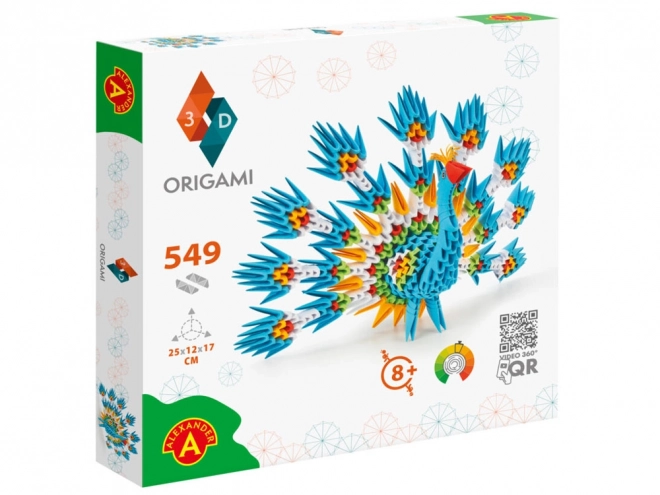 Creative Origami 3D Peacock by Alexander