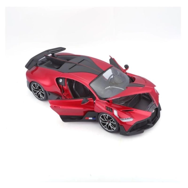 Bburago model Bugatti Divo rood 1:18