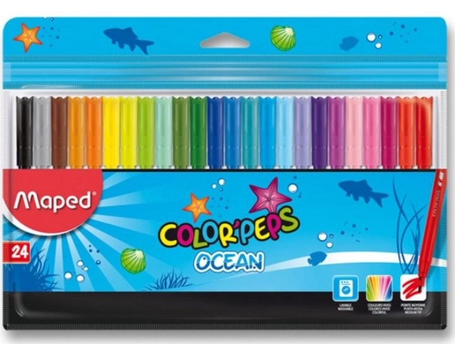 MAPED Fixy Color'Peps Ocean 24 stks
