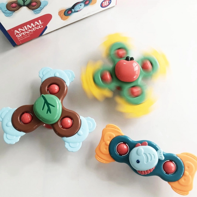 Woopie kind sensorische educatieve spinner 3in1 in kleurrijk ontwerp