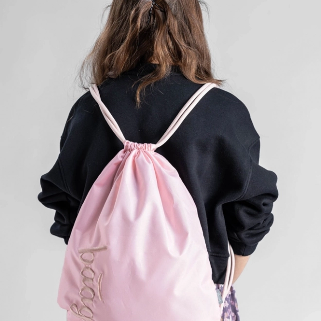 Ensemble Baagl Skate Max Creamy : sac à dos, trousse et sac à cordon