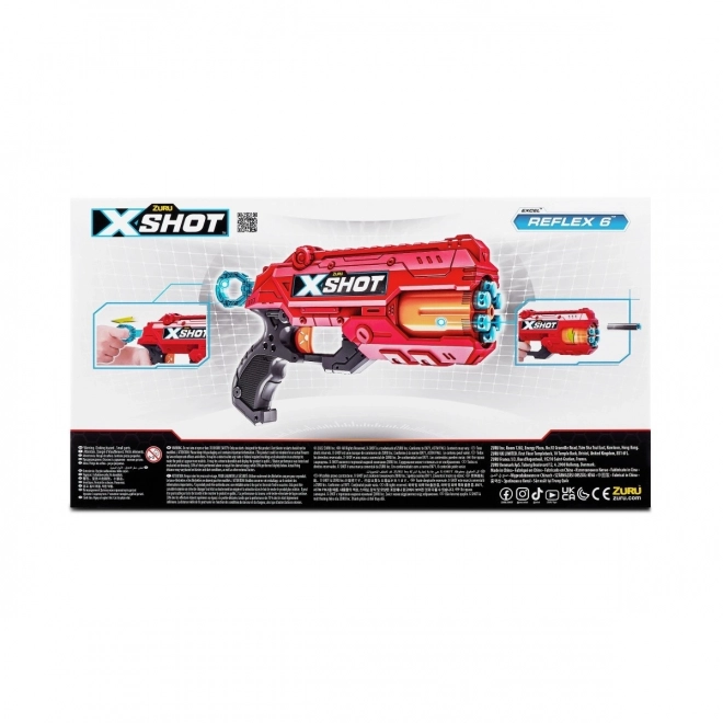 Pistool X-Shot Reflex 6 (12 pijlen)