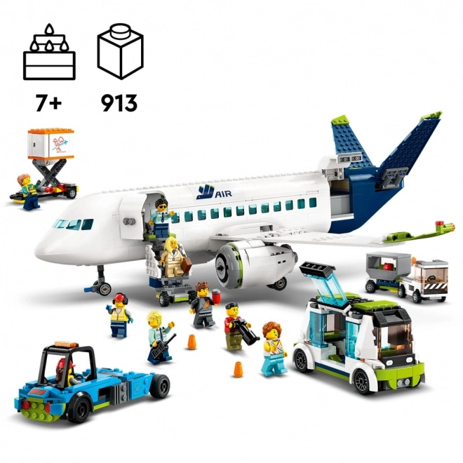 Lego Stad passagiersvliegtuig