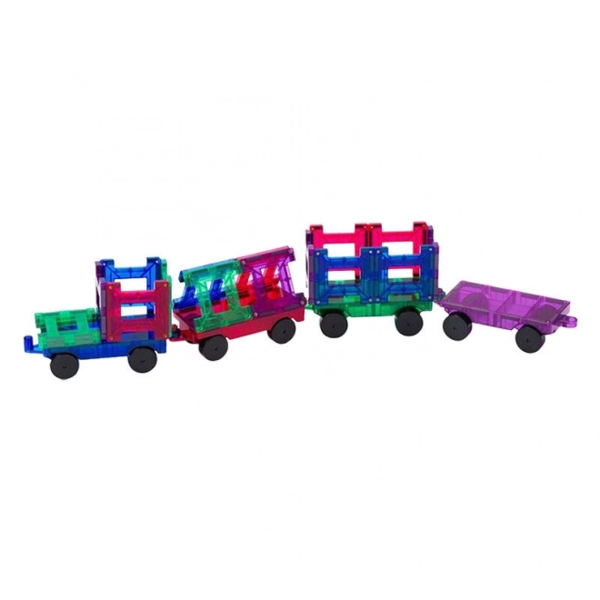 Playmags 3D magnetische treinkubussen - set van 20 stukken