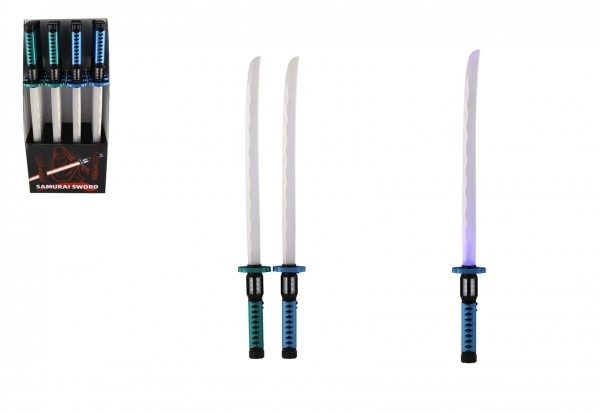 Leuchtendes Kunststoff-Samuraischwert 73 cm
