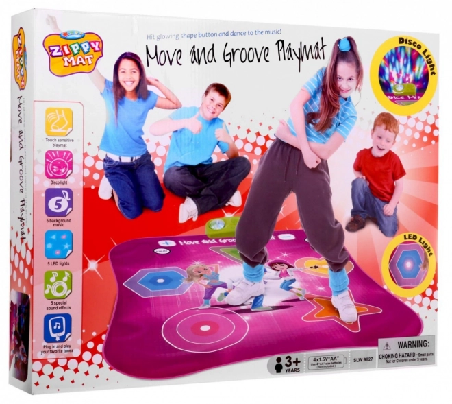 Dansmat Move and Groove voor kinderen 3+ - Muzikaal spel met verlichting