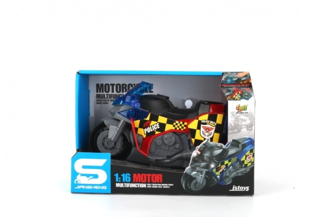 Speelgoedmotor met realistische effecten