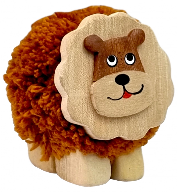 2kids Spielzeuge Holzfigur Löwe
