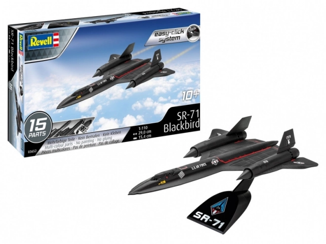 Plastic model SR-71 Blackbird Easy-Click 1/110