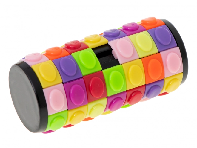 Logische puzzel met roterende cilinder L