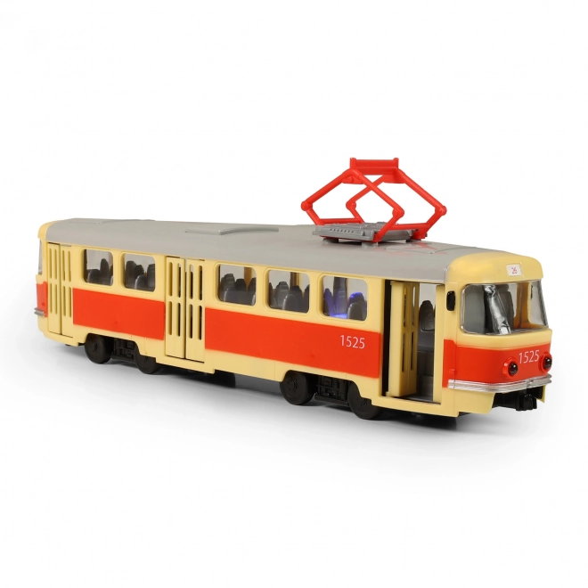 Tram meldt haltes aan