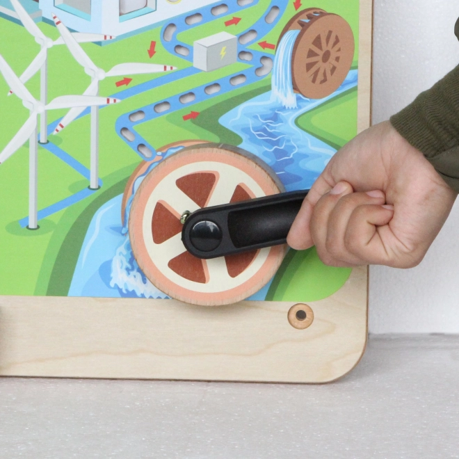 Tableau éducatif Énergies Renouvelables et Non Renouvelables Masterkidz Montessori
