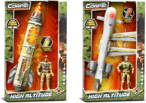 The Corps set militaire avec figurine et effets