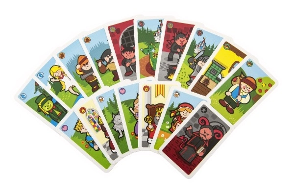 Zwarte Piet Mijn eerste sprookjes gezelschapsspel - kaarten in plastic doosje 6x9cm