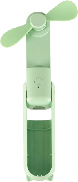 Mini draagbare USB ventilator opvouwbaar groen
