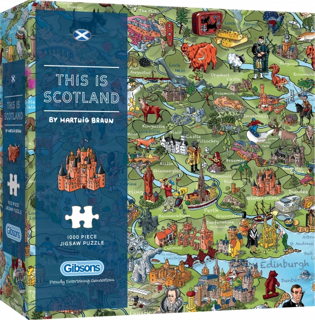 Puzzel Dit is Schotland 1000 stukjes