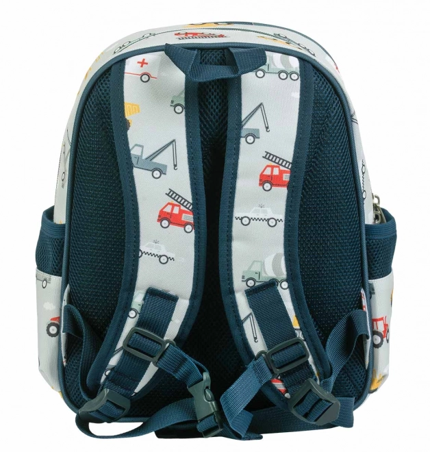 A Little Lovely Company Kindergartenrucksack – Fahrzeuge