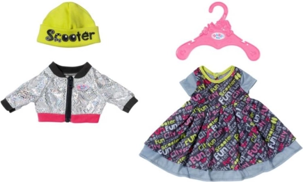 Scooterkleding voor BABY BORN pop 43 cm
