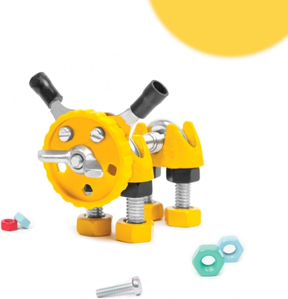 The OffBits construction kit PuppyBit – creative mechanical puppy