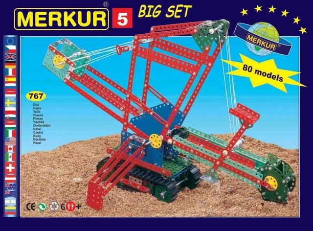 Klassieke bouwdoos Merkur 5 met 80 modellen