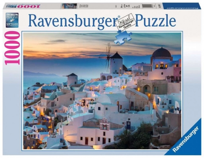 Puzzel Avond in Santorini 1000 stuks Ravensburger