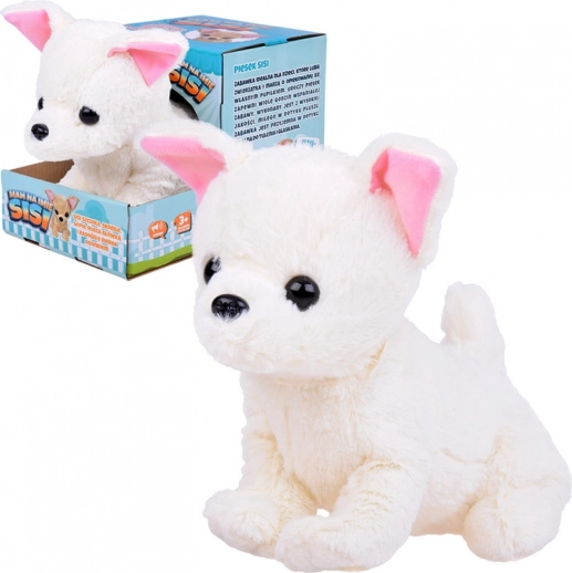 interactive plush puppy Sisi – barks, wags its tail and moves its head