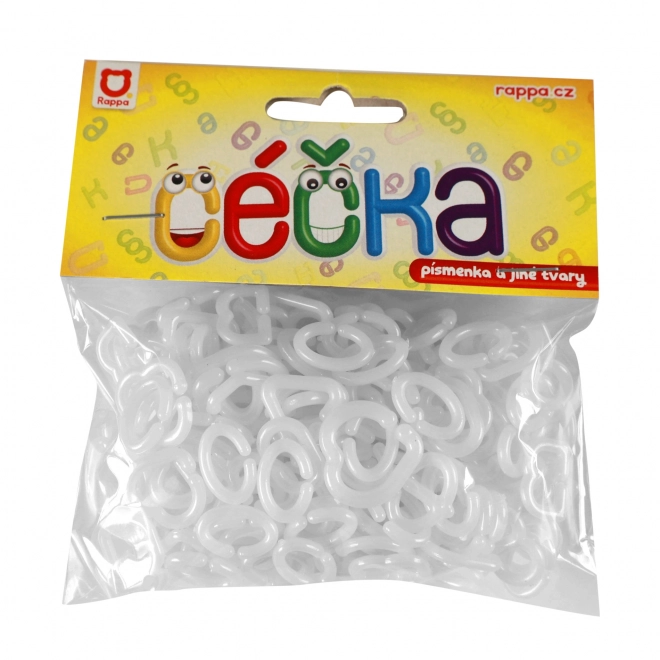 Gloeiende ketting met C-tjes en letters