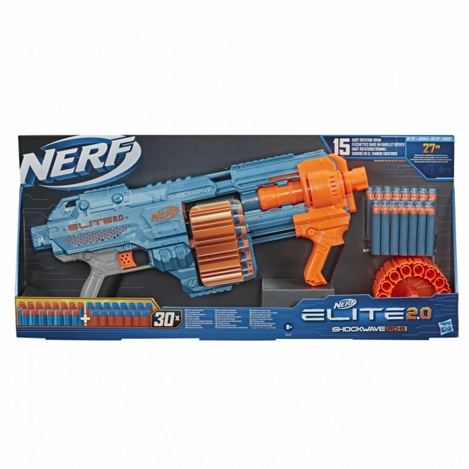 Nerf Shockwave RD-15 pistool met kogels