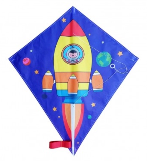 Vlieger Kosmische Raket 70x60 cm