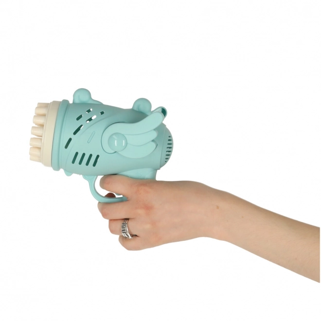 Bellenpistool met vleugels blauw