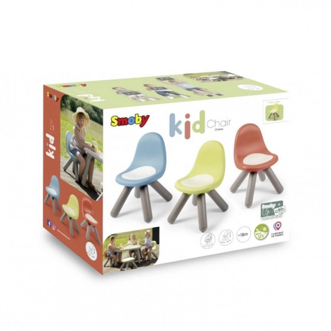 Chaise pour enfants design verte