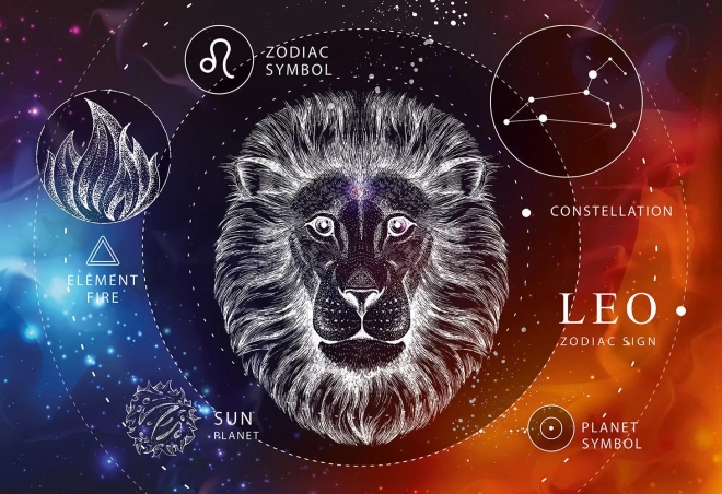Puzzel Dierenriem Leeuw 250 Stukjes