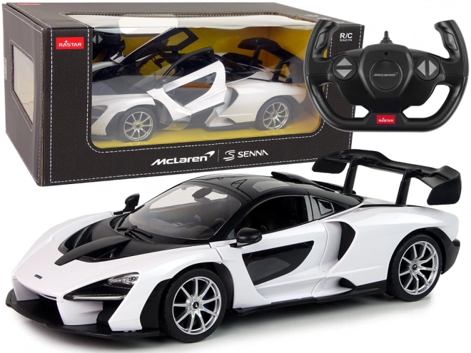 Auto R/C McLaren Senna Rastar 1:14 White with Remote Control