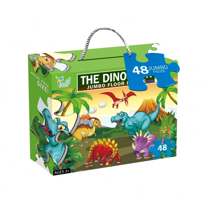Vloerpuzzel Dinosauriërs maxi