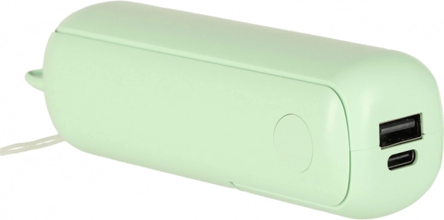 Mini draagbare USB ventilator opvouwbaar groen