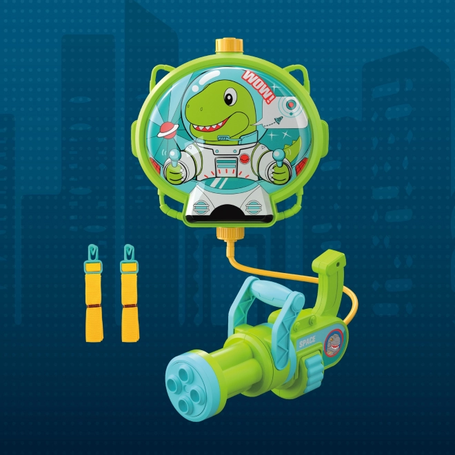 Water Gun with Backpack - Dinosaur Design
