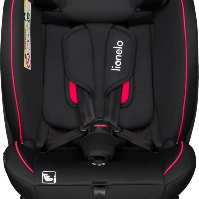 Kindersitz Lionelo Aart i-Size schwarz rot 40-150 cm