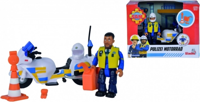 Motoragent Sam met figuur