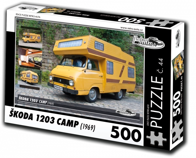 Puzzel RETRO-AUTA Škoda 1203 Camp 500 stukjes