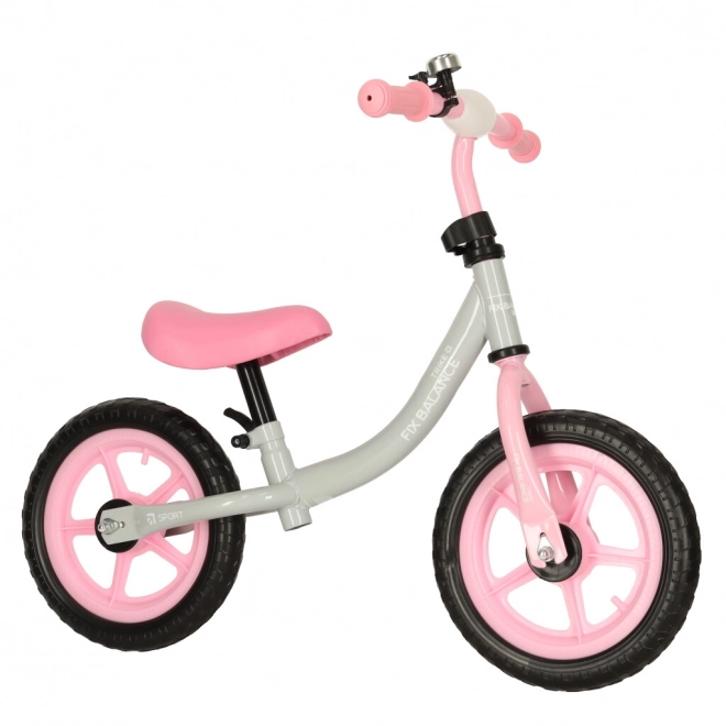 Kinderfahrrad - Laufrad Trike Fix Balance – Weiß-rosa