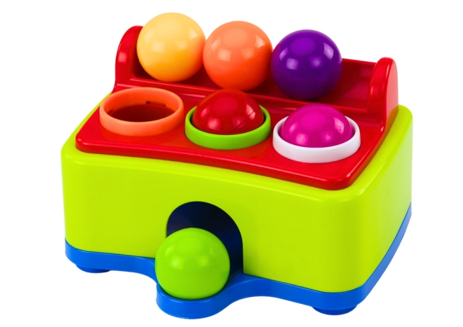 Ball pounding that supports motor skills