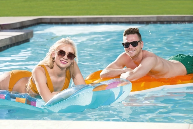 Inflatable Mattress with Pillow 188x71cm – Orange