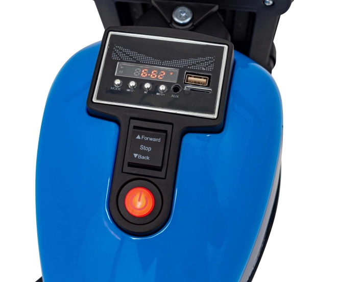 Motorrad Chopper FASTER – Blau