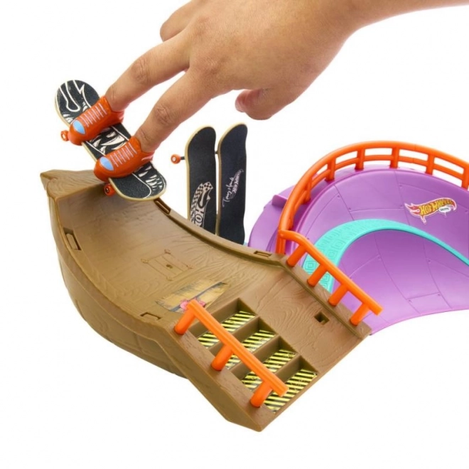 Hot Wheels Skate Octopark met fingerboard en schoenen