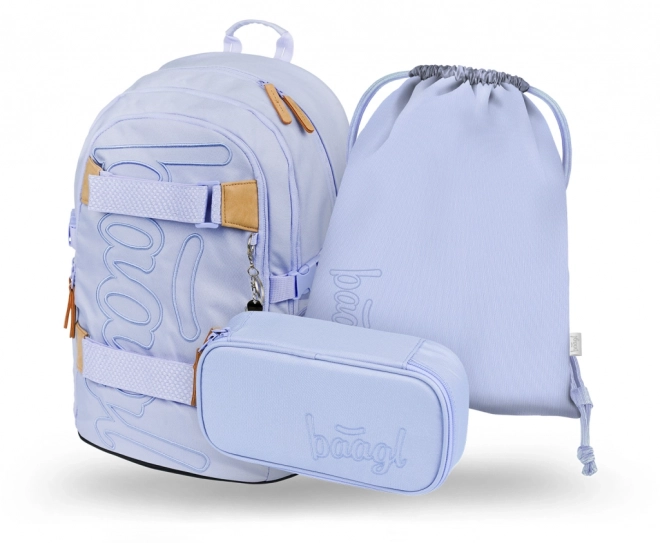 BAAGL 3 DELIGE SET Skate Lilac: rugzak, etui, zak