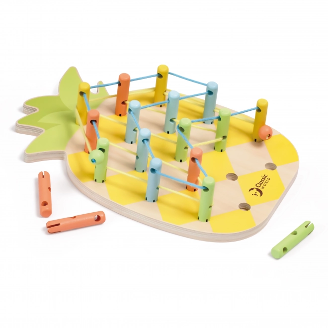 Holz Aufziehspielzeug Ananas Classic World