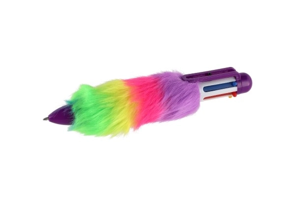 Teddies colorful plush pen with tassels