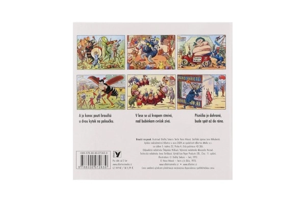 Boek leporello Kevertjes op de kermis 15,5x15cm 24m+