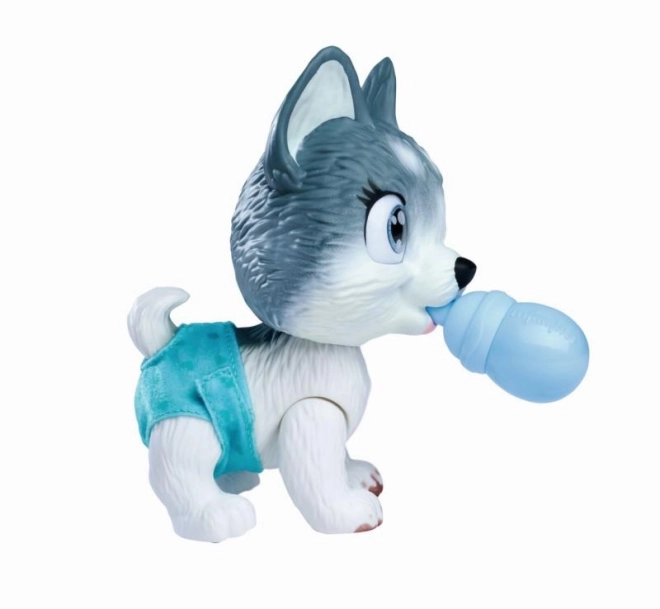 Hund Husky Pamper Petz in der Wanne