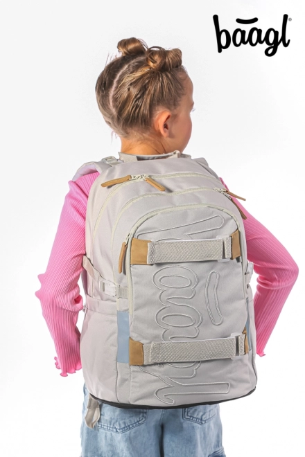 Set Baagl Skate Mist: Rucksack, Federmäppchen, Sporttasche